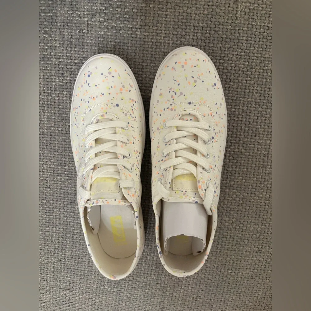 Keds Breezie Confetti Canvas Sneakers White Multi 9 Women New in Box WF65867 - Picture 7 of 16